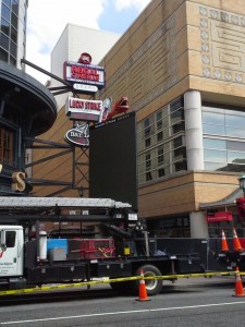 dragon sign 7th and g st nw washington dc chinatown billboard